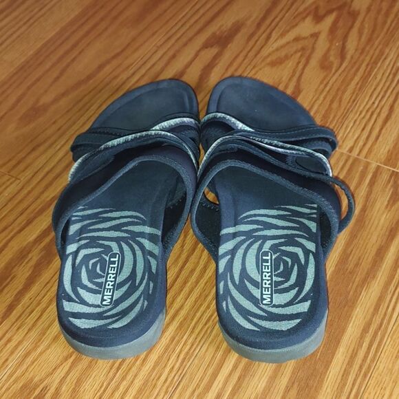 Merrell Women's Terran 3 Cush Slide - Navy  Sz  7   EUC  worn once - Picture 4 of 7
